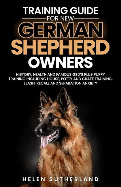Front cover of Training Guide For New German Shepherd Owners